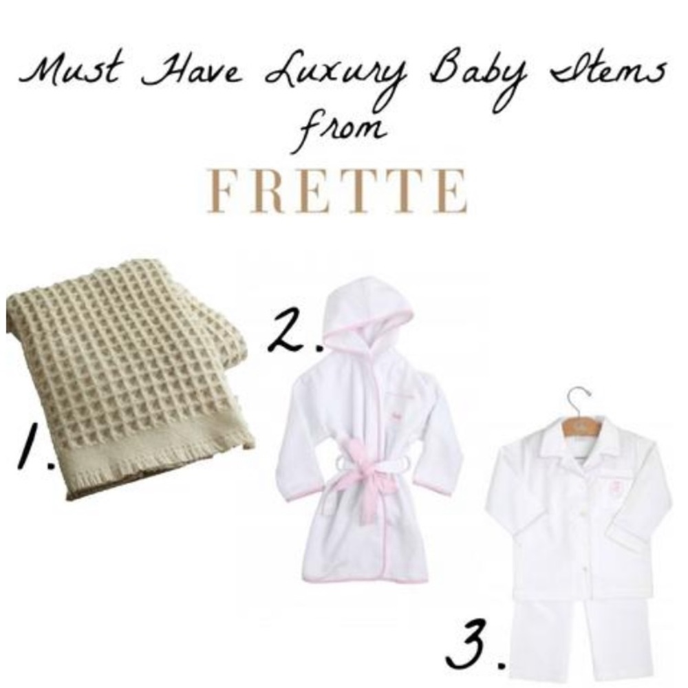 Frette luxury toddler robe
